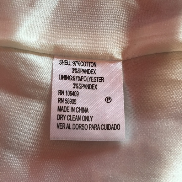 Antonio Melanie Blue & White Pencil Skirt Size 14 - Picture 8 of 10